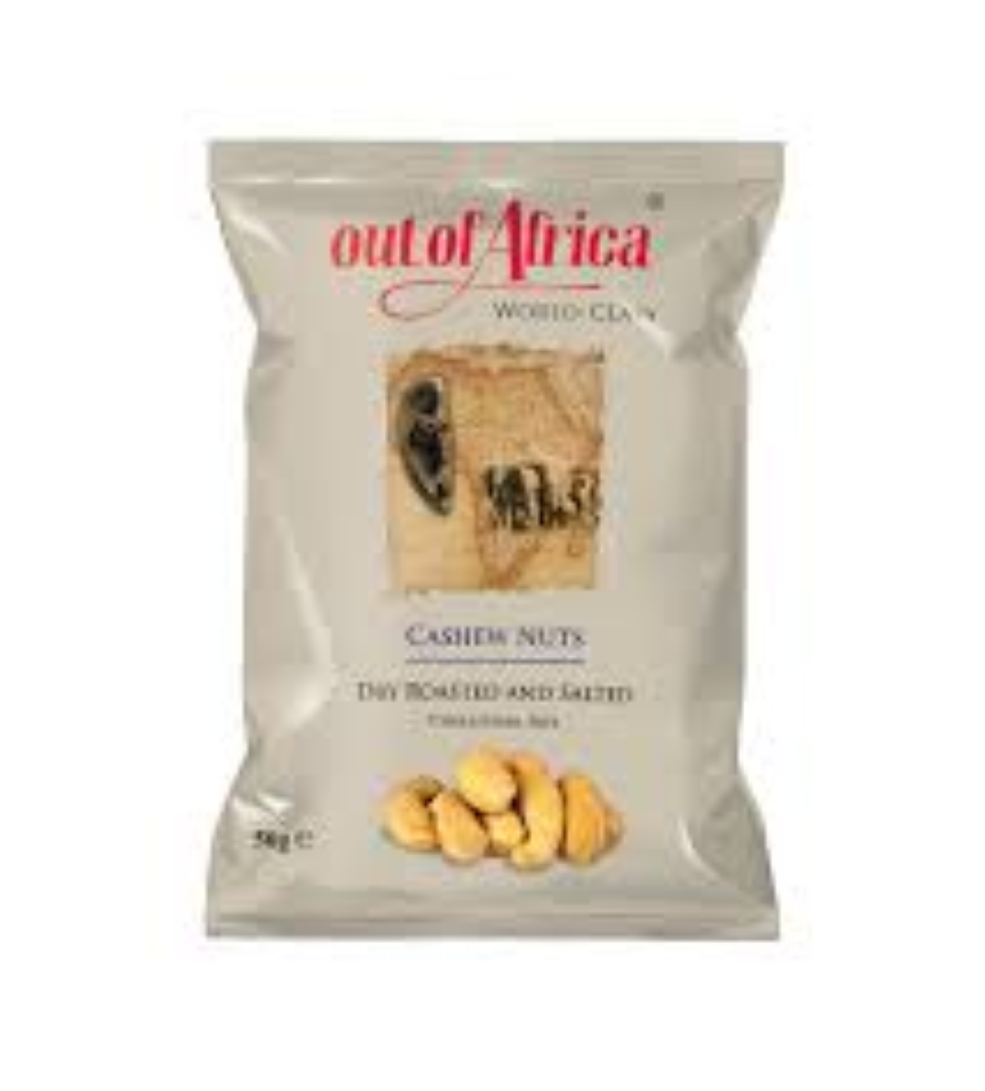 OUT OF AFRICA CASHEW ROASTED &SALTED 250G